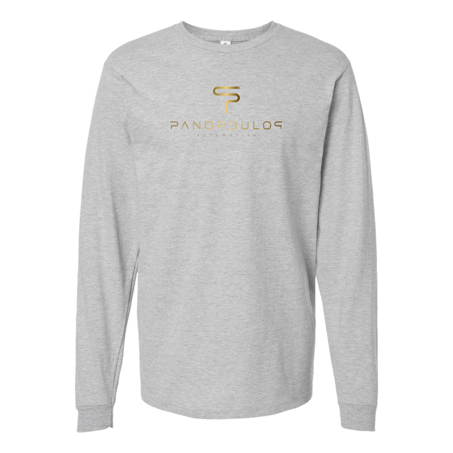 Men's Spyros Panopoulos Logo Cotton Long Sleeve T-Shirt