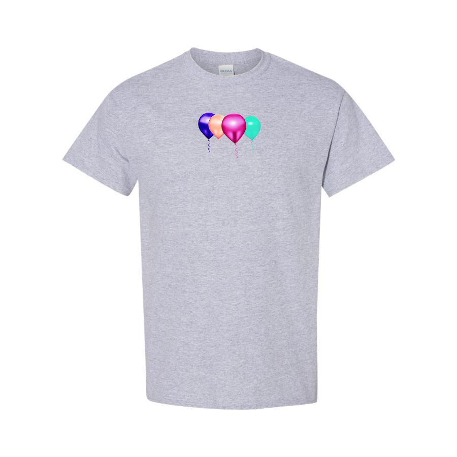 Men's Balloon-Emojis Logo Cotton T-Shirt