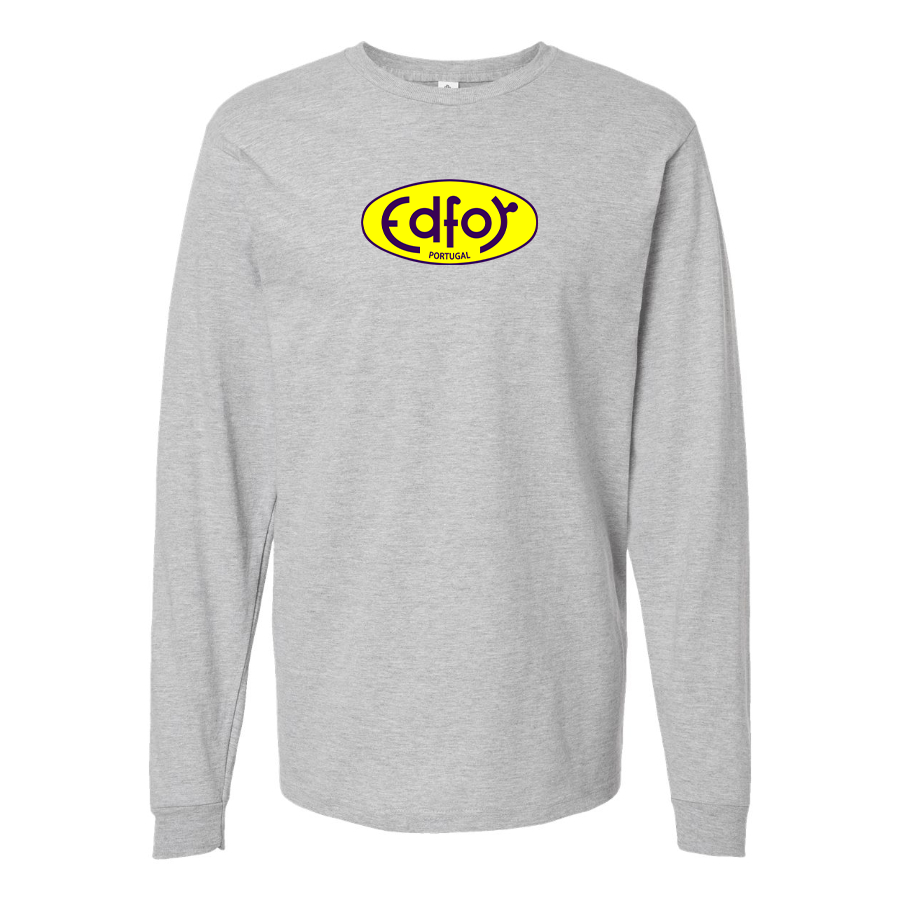 Men's Edfor Grand Sport Logo Cotton Long Sleeve T-Shirt