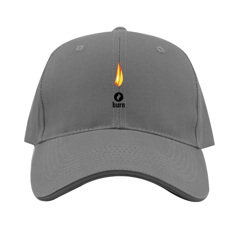 Burn Logo Dad Baseball Cap Hat