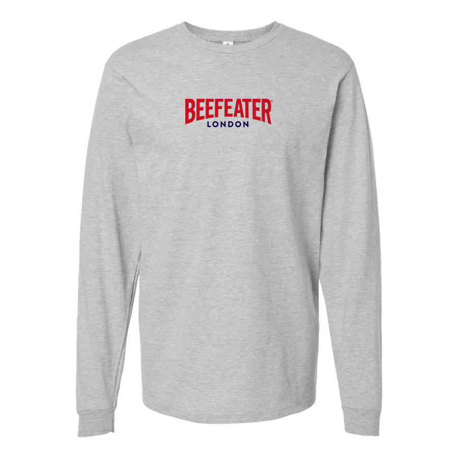 Men's Beefeater Logo Cotton Long Sleeve T-Shirt
