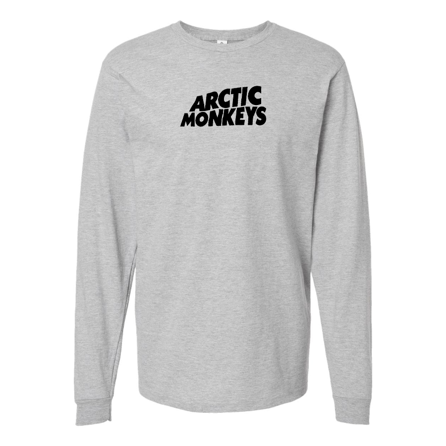 Men's Arctic Monkeys Logo Cotton Long Sleeve T-Shirt