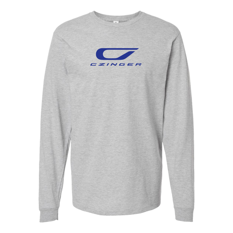Men's Czinger Logo Cotton Long Sleeve T-Shirt