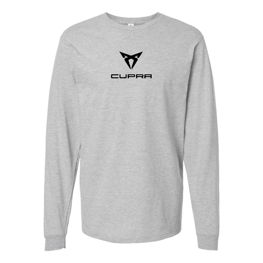 Men's Cupra Logo Cotton Long Sleeve T-Shirt