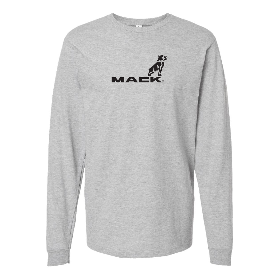 Men's Mack Logo Cotton Long Sleeve T-Shirt