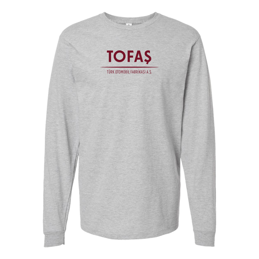 Men's Tofas Logo Cotton Long Sleeve T-Shirt