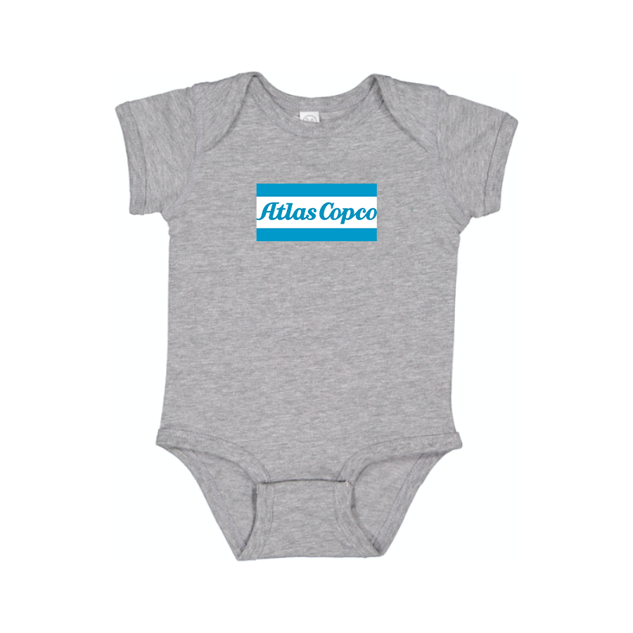 Atlas Copco Logo Baby Onesie Romper