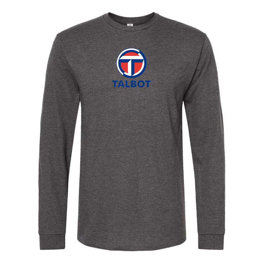 Men's Talbot Logo Cotton Long Sleeve T-Shirt