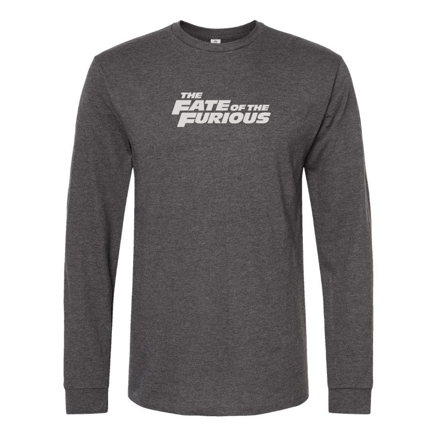 Men's The Fate Of the Furious Logo Cotton Long Sleeve T-Shirt