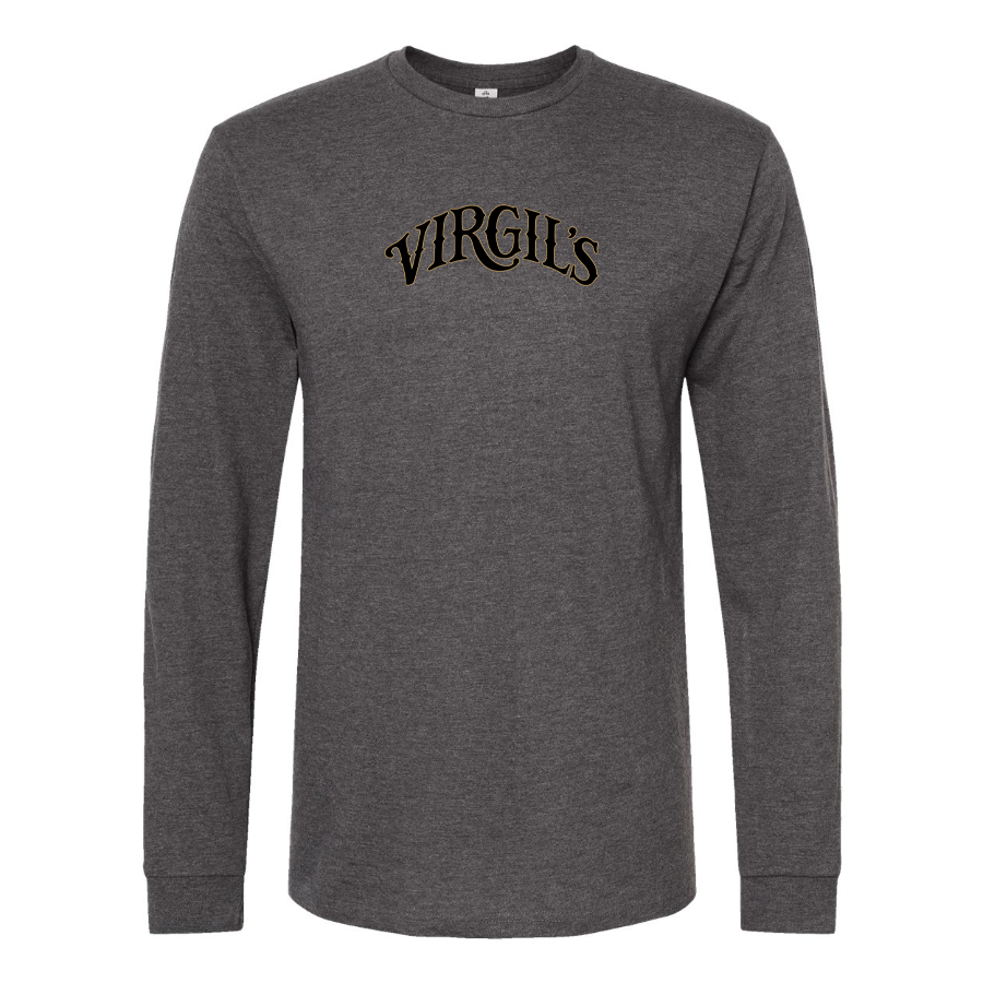 Men's Virgils Logo Cotton Long Sleeve T-Shirt