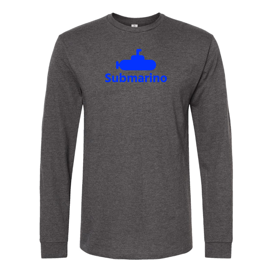 Men's Submarino Logo Cotton Long Sleeve T-Shirt