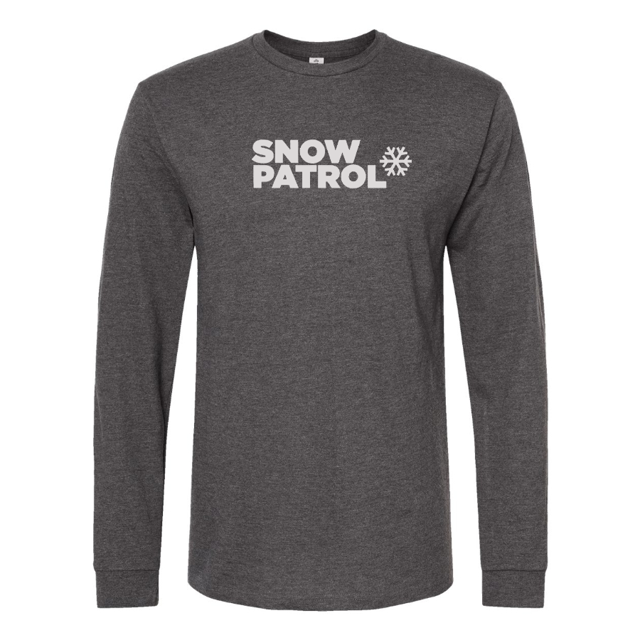 Men's Snow Patrol Logo Cotton Long Sleeve T-Shirt