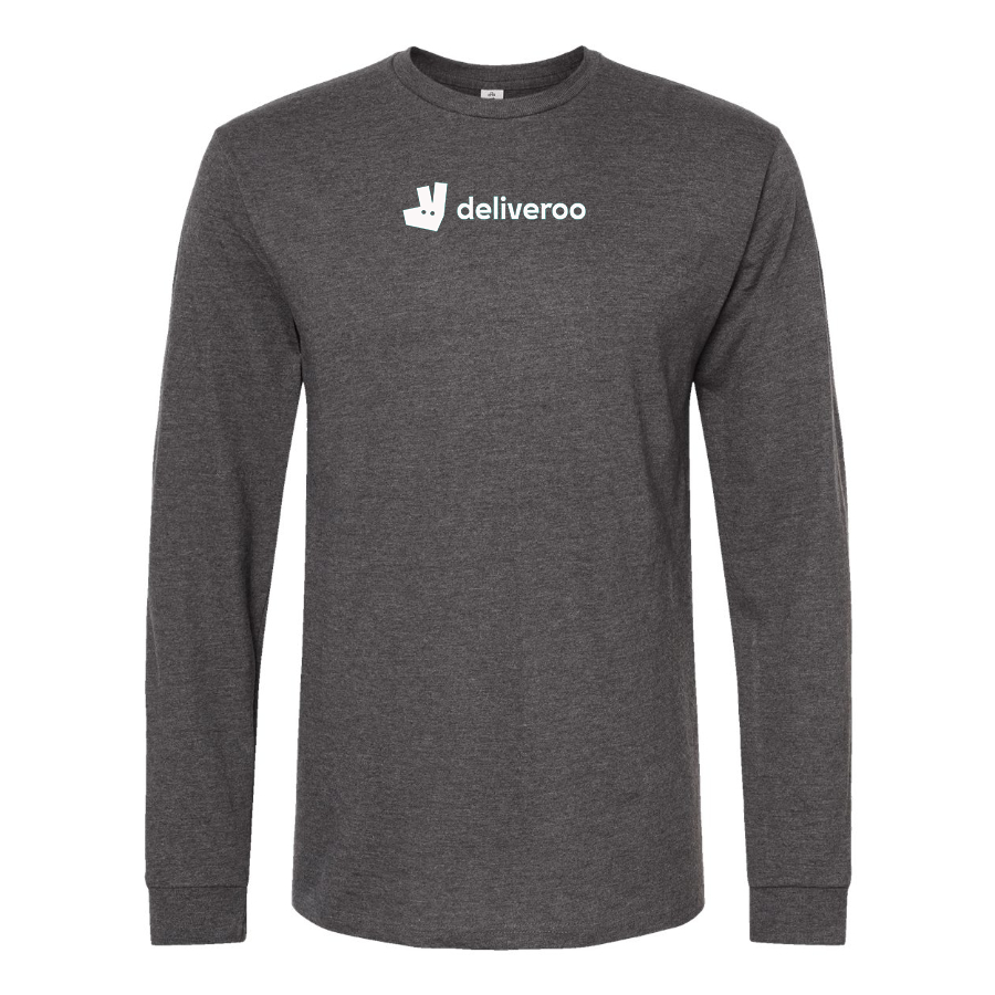 Men's Deliveroo Logo Cotton Long Sleeve T-Shirt