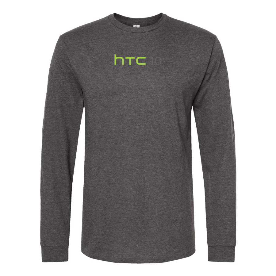 Men's HTC 10 Logo Cotton Long Sleeve T-Shirt