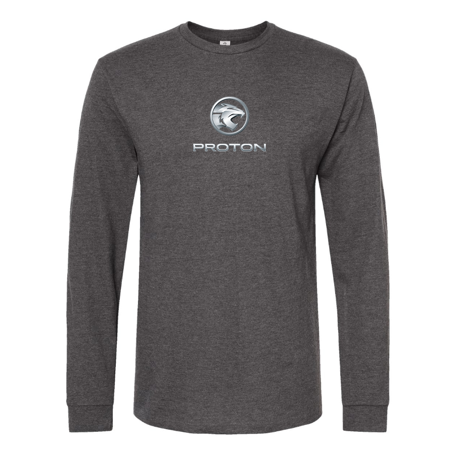 Men's Proton Logo Cotton Long Sleeve T-Shirt