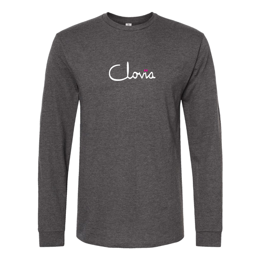 Men's Clovia Logo Cotton Long Sleeve T-Shirt
