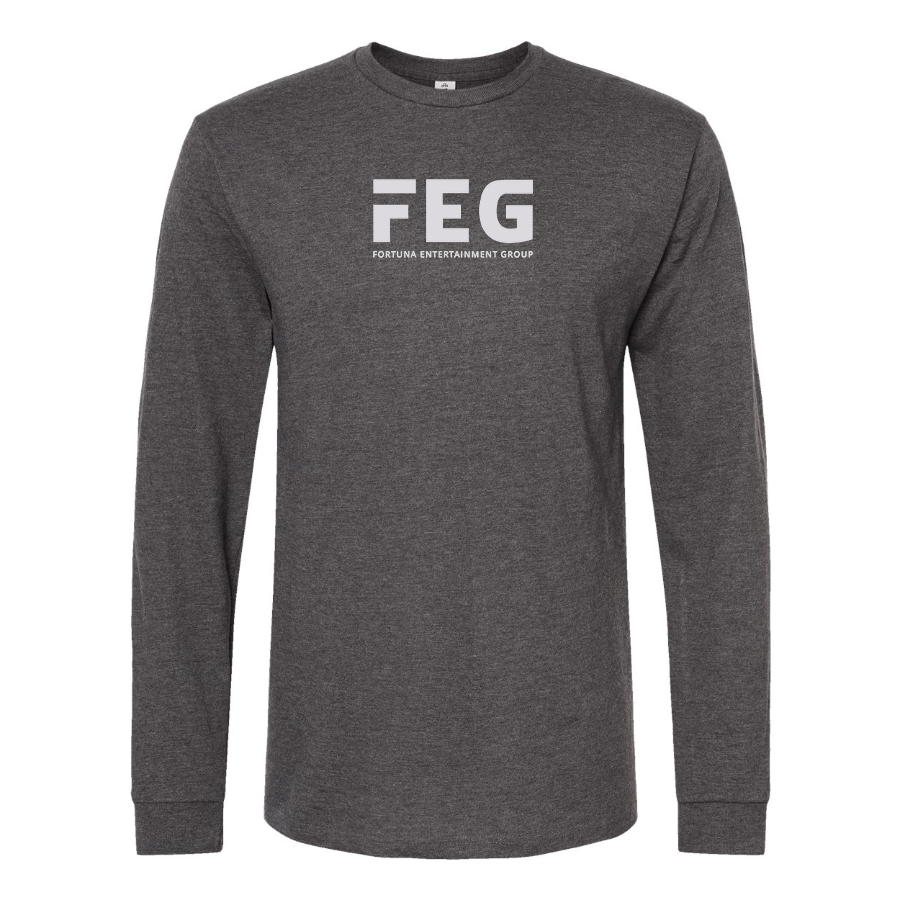 Men's FEG Logo Cotton Long Sleeve T-Shirt
