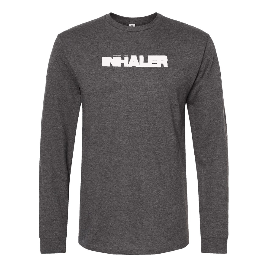Men's Inhaler Logo Cotton Long Sleeve T-Shirt