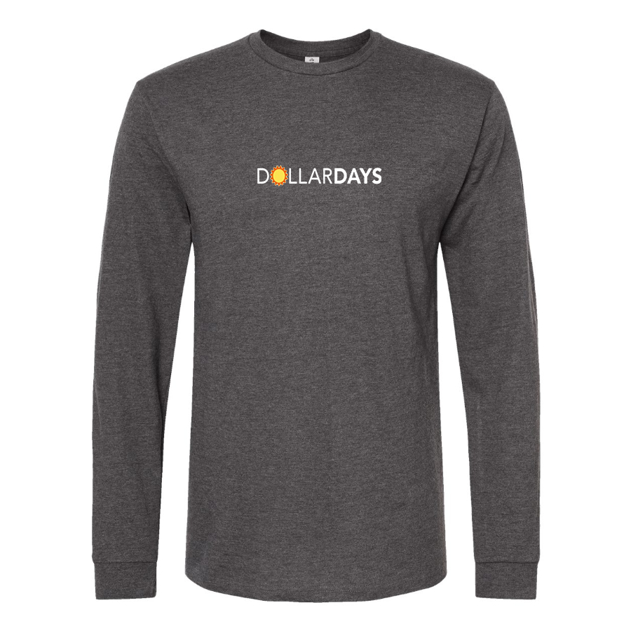 Men's Dollar Days Logo Cotton Long Sleeve T-Shirt