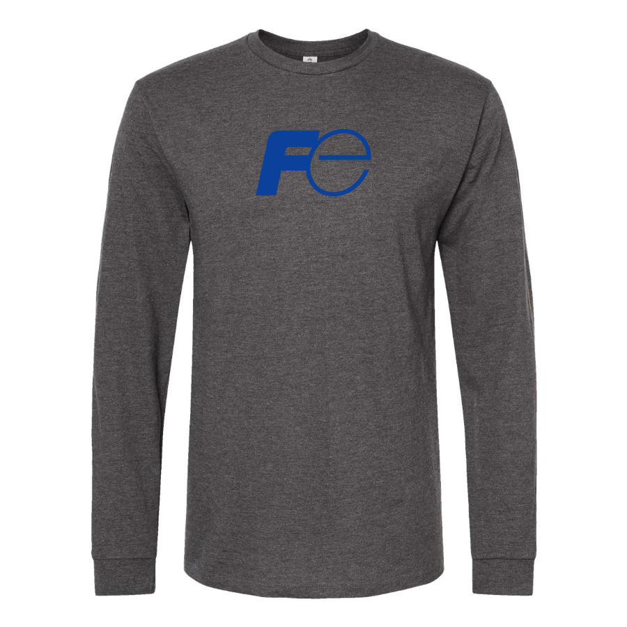 Men's Fuji-Electric Logo Cotton Long Sleeve T-Shirt