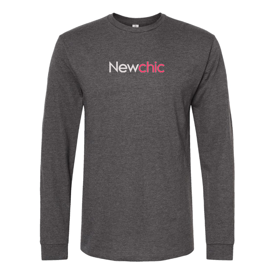 Men's Newchic Logo Cotton Long Sleeve T-Shirt