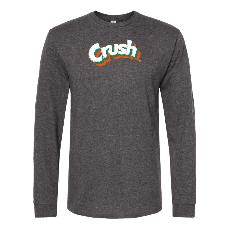 Men's Crush Logo Cotton Long Sleeve T-Shirt