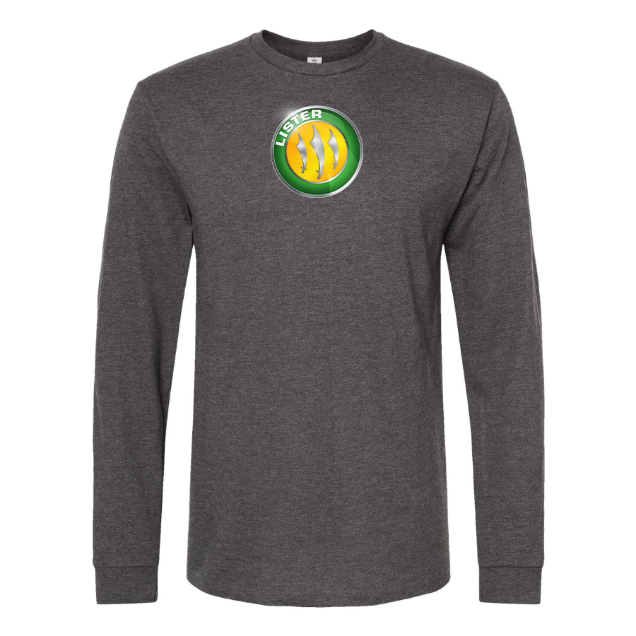 Men's Lister Motor Company Logo Cotton Long Sleeve T-Shirt