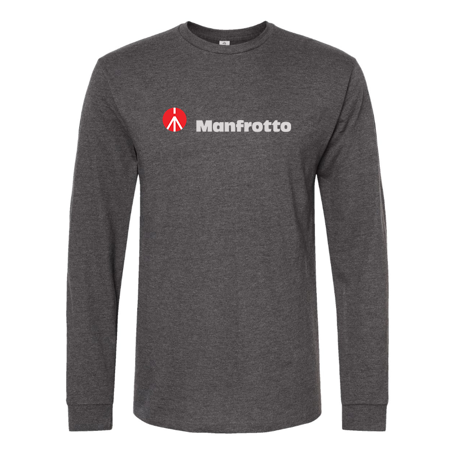 Men's Manfrotto Logo Cotton Long Sleeve T-Shirt