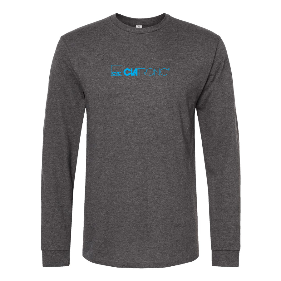 Men's Clatronic Logo Cotton Long Sleeve T-Shirt