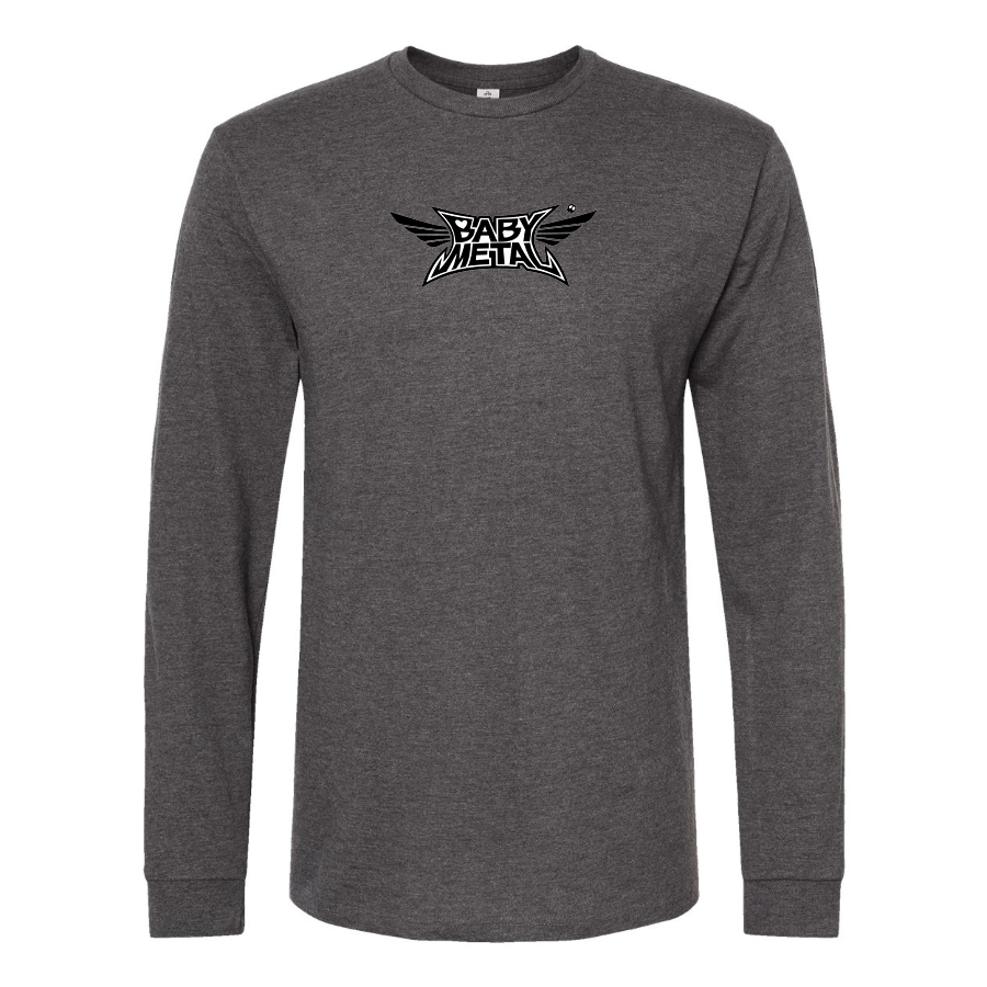 Men's Babymetal Logo Cotton Long Sleeve T-Shirt