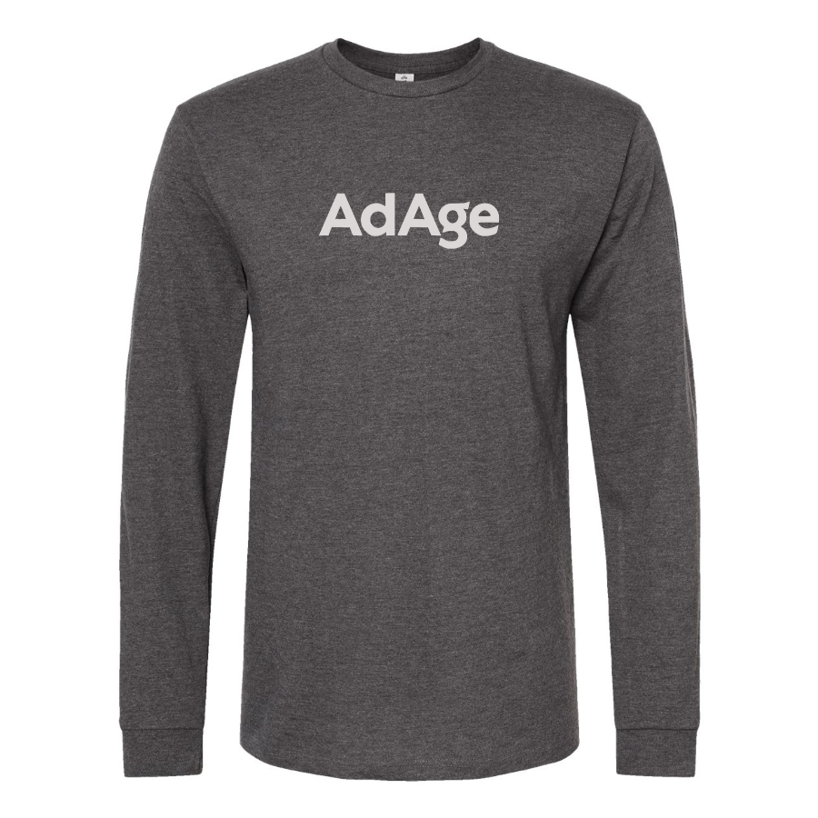 Men's AdAge Logo Cotton Long Sleeve T-Shirt