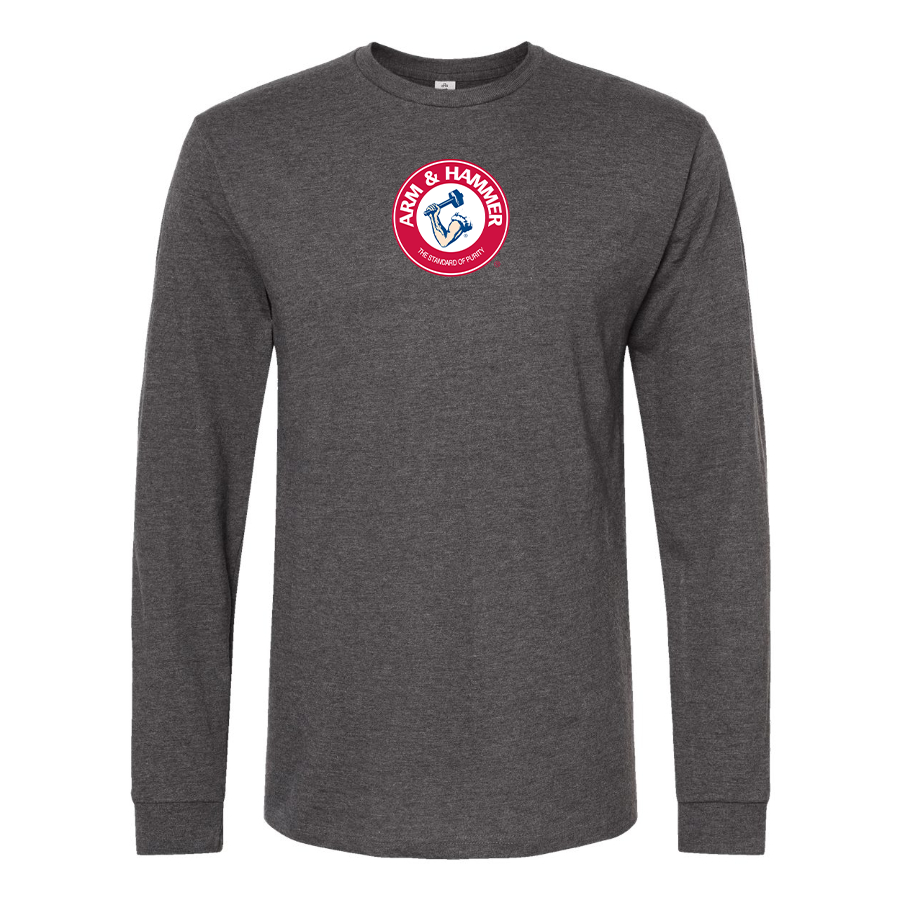 Men's Arm Hammer Logo Cotton Long Sleeve T-Shirt