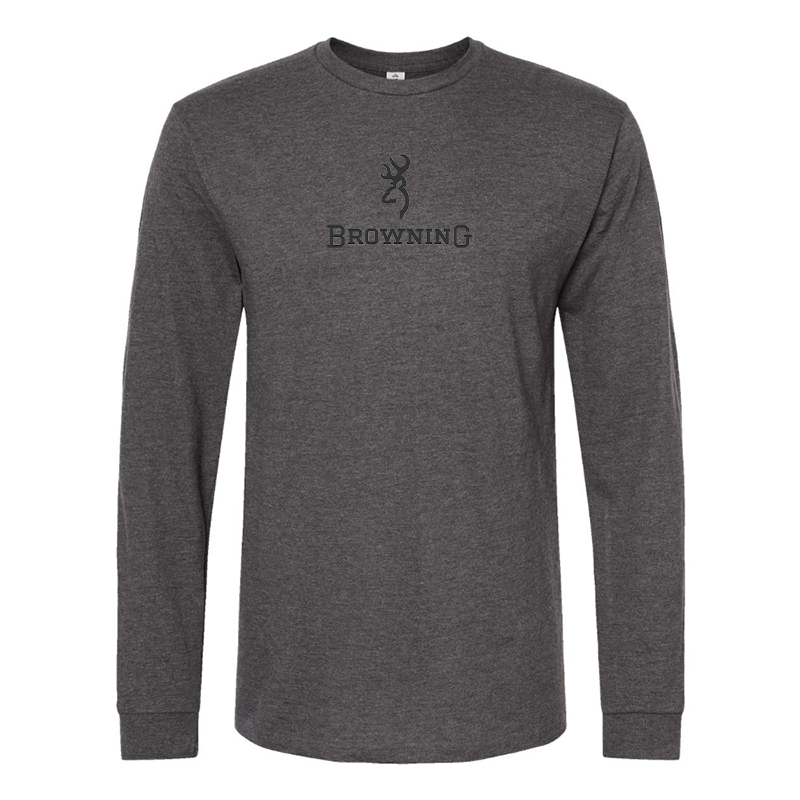 Men's Browning Logo Cotton Long Sleeve T-Shirt
