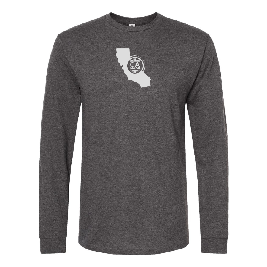 Men's California Made Logo Cotton Long Sleeve T-Shirt