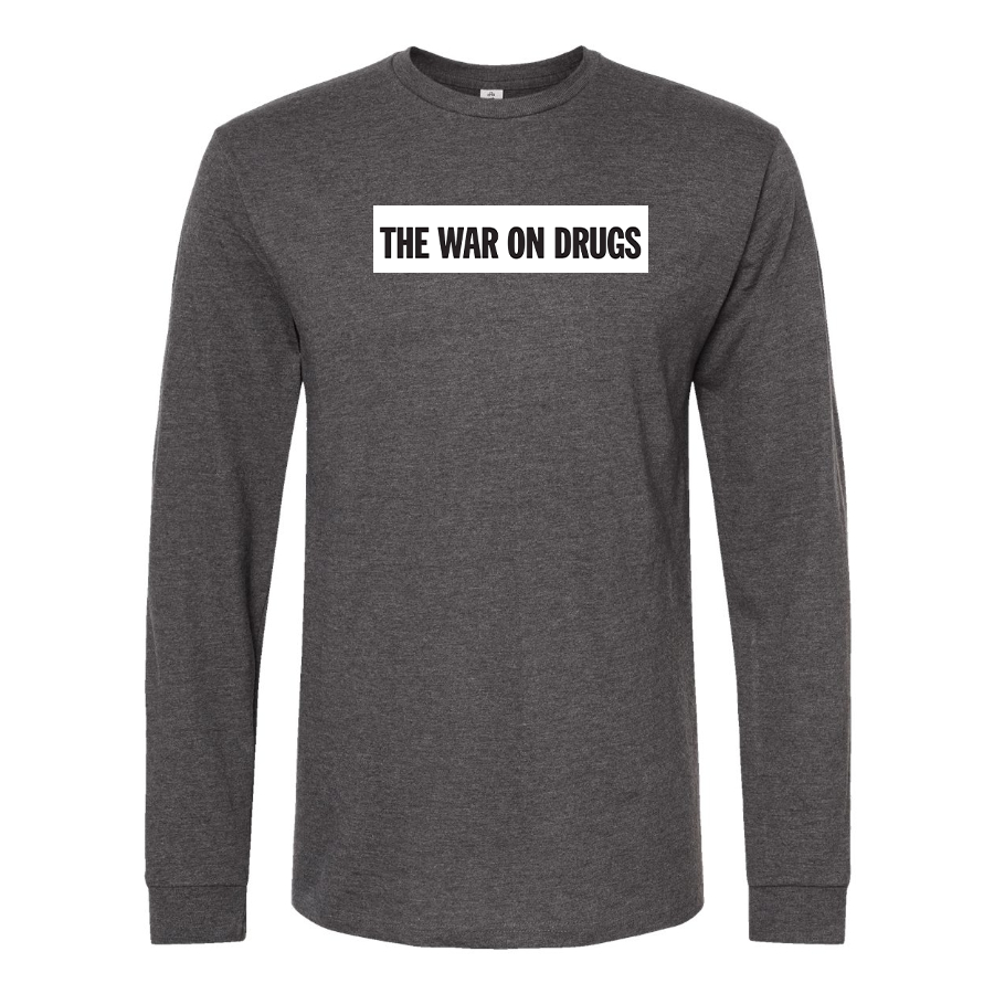 Men's The War on Drugs Logo Cotton Long Sleeve T-Shirt