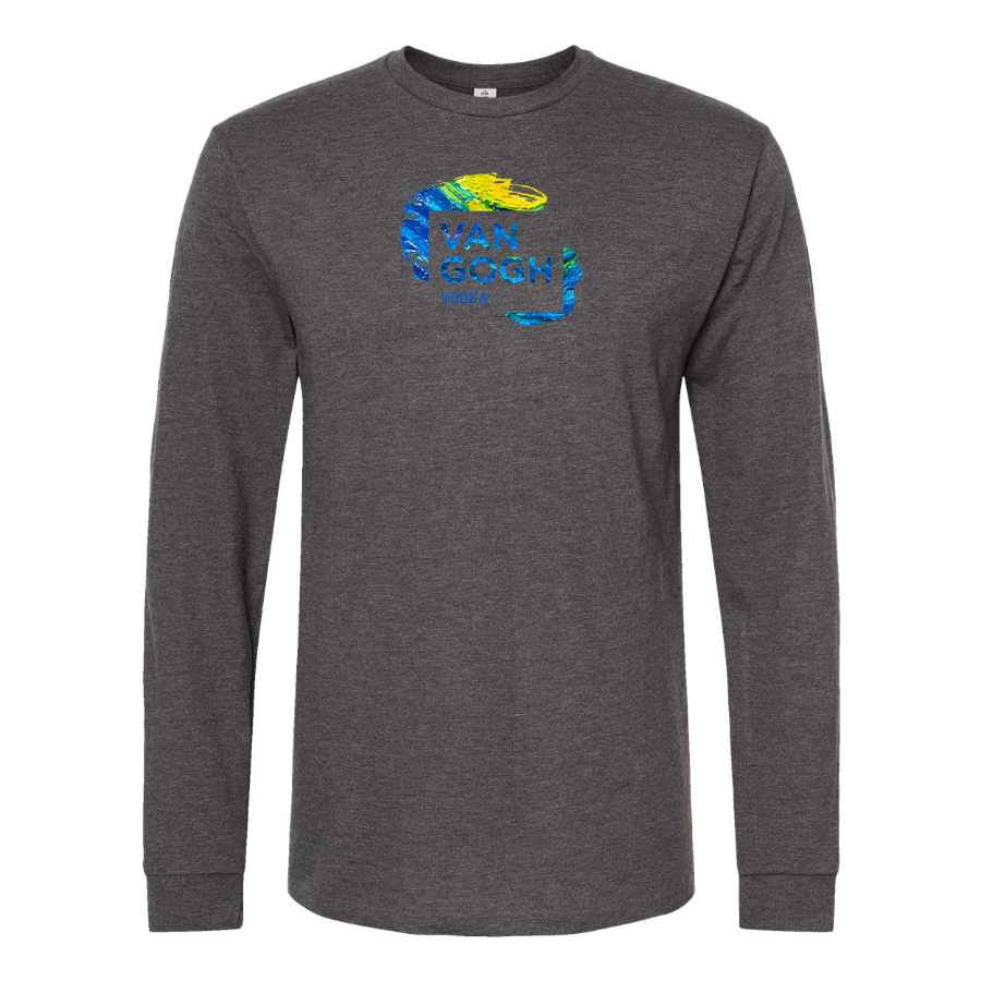 Men's Van Gogh Logo Cotton Long Sleeve T-Shirt