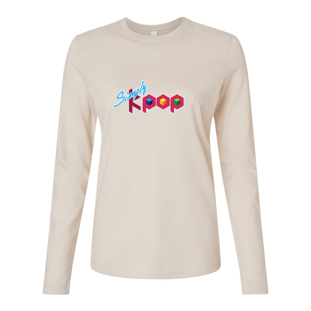 BELLA CANVAS Simply Kpop Jersey Long Sleeve Tee