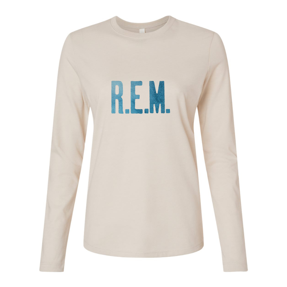 BELLA CANVAS R.E.M. Blue Jersey Long Sleeve Tee