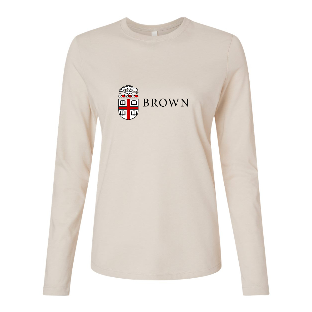 BELLA CANVAS Brown University Jersey Long Sleeve Tee