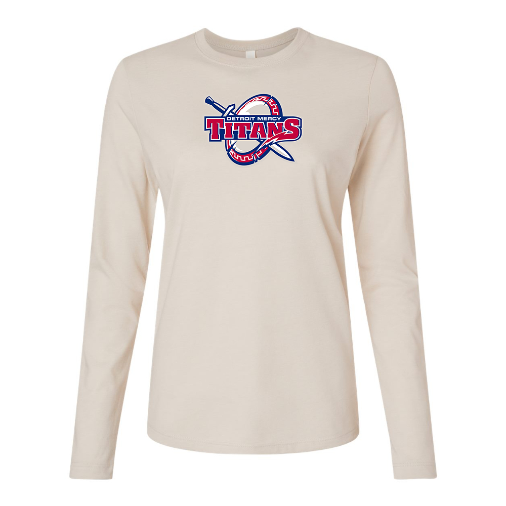 BELLA CANVAS Detroit Titans Jersey Long Sleeve Tee