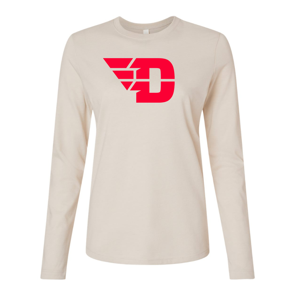 BELLA CANVAS Dayton Flyers Jersey Long Sleeve Tee