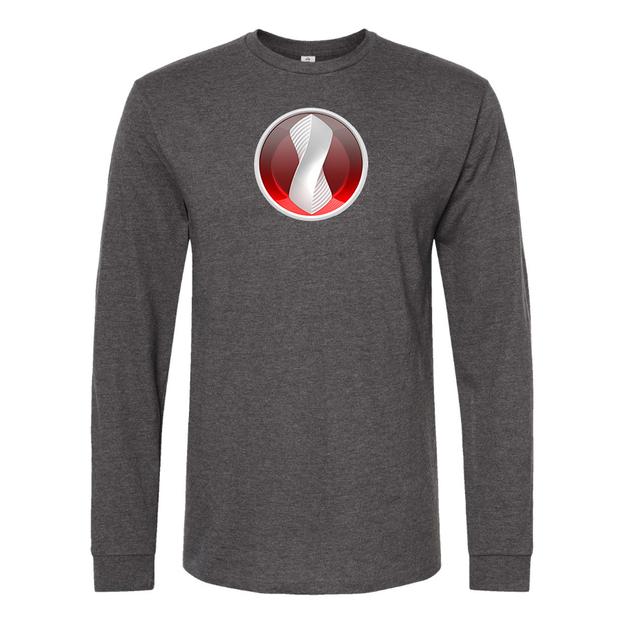 Men's Devon Motorworks Logo Cotton Long Sleeve T-Shirt