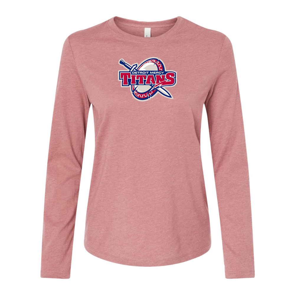 BELLA CANVAS Detroit Titans Jersey Long Sleeve Tee