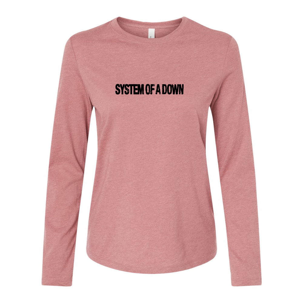 BELLA CANVAS System Of A Down Jersey Long Sleeve Tee