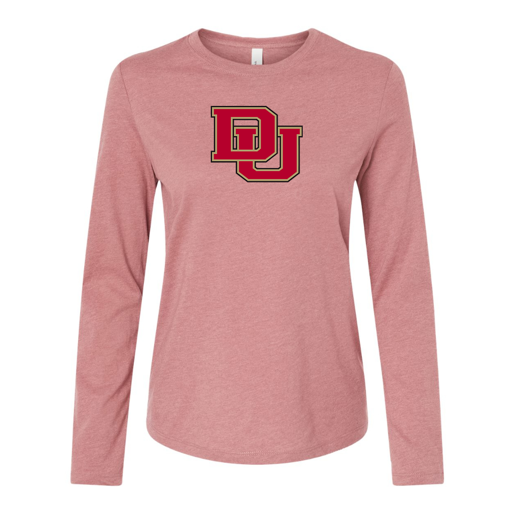 BELLA CANVAS Denver Pioneers Jersey Long Sleeve Tee