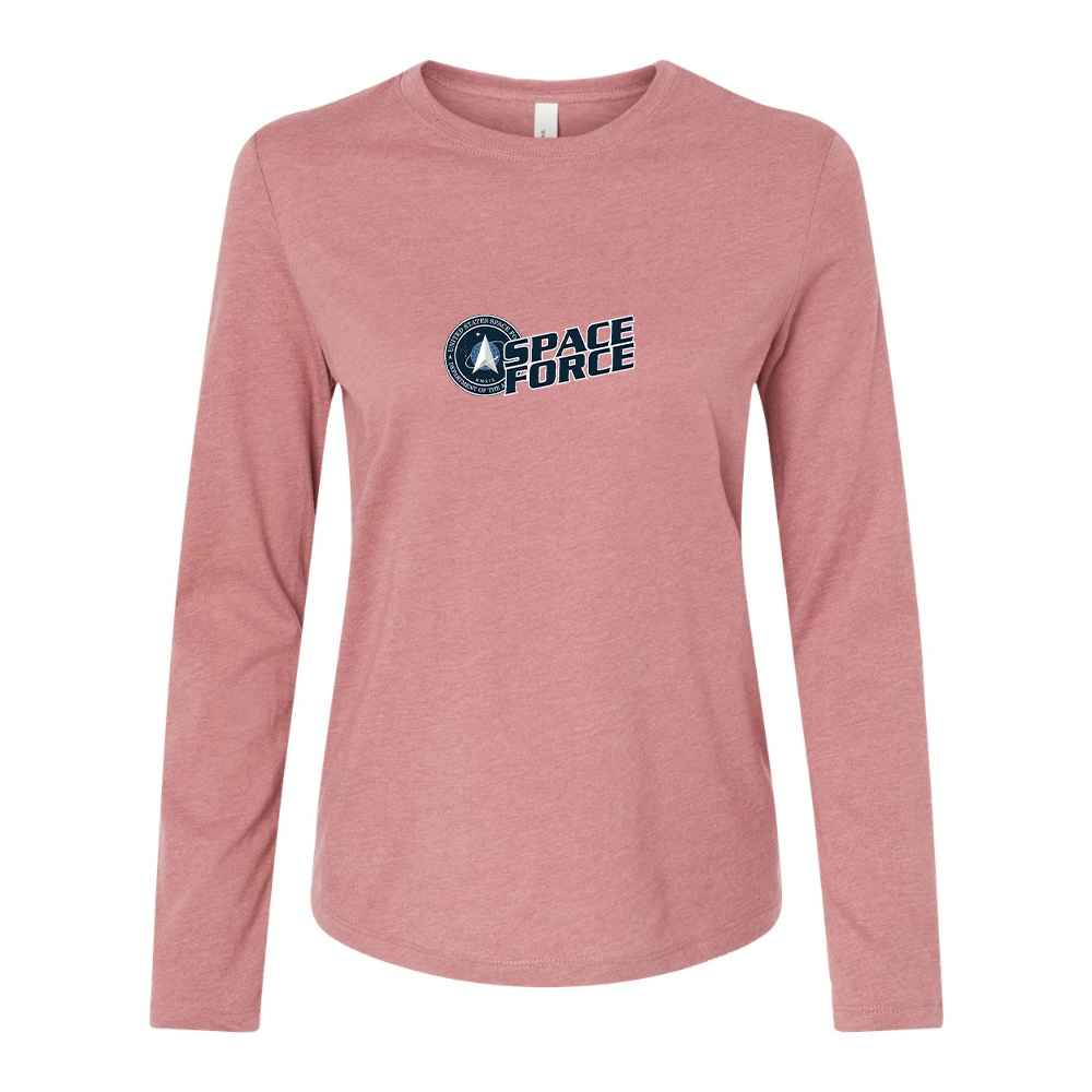 BELLA CANVAS Women’s Space Force Jersey Long Sleeve Tee