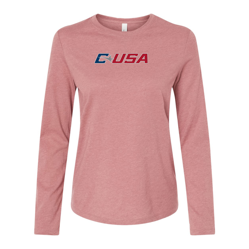 BELLA CANVAS Conference USAl Jersey Long Sleeve Tee
