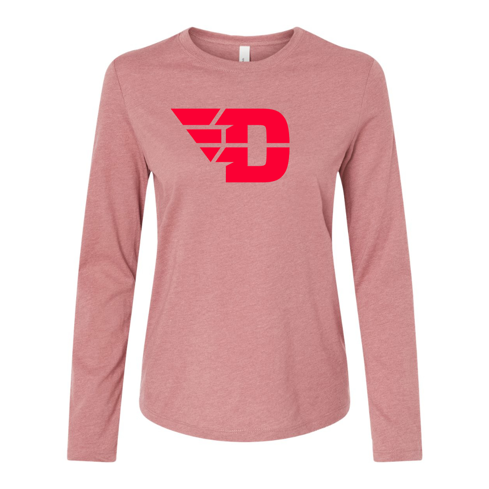 BELLA CANVAS Dayton Flyers Jersey Long Sleeve Tee