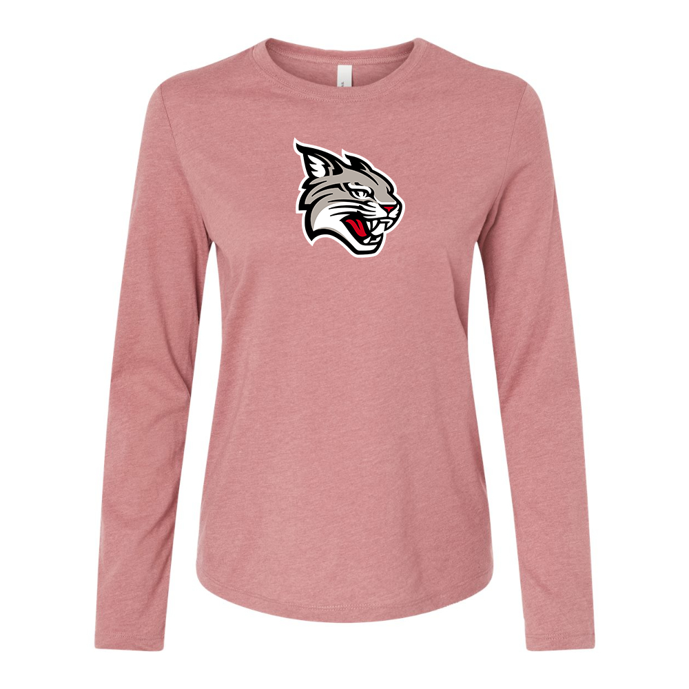 BELLA CANVAS Davidson Wildcats Jersey Long Sleeve Tee