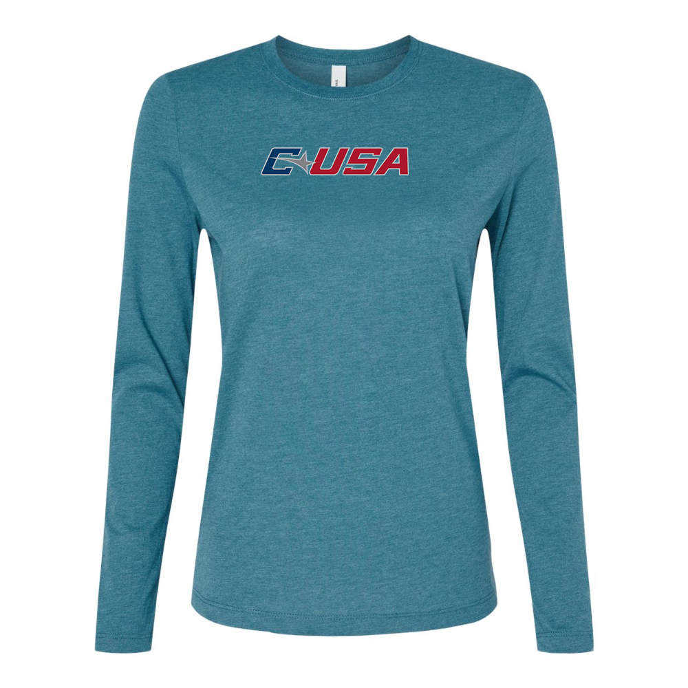 BELLA CANVAS Conference USAl Jersey Long Sleeve Tee